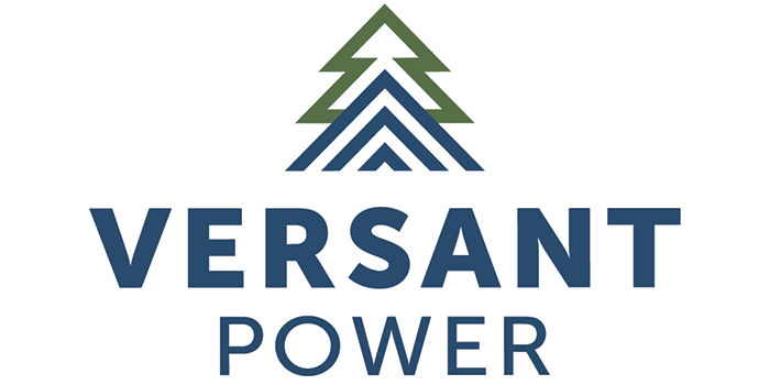Green and blue illustration representing the Versant Power logo